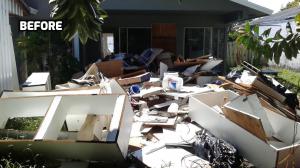 Miami Junk Removal Back Patio                                                 